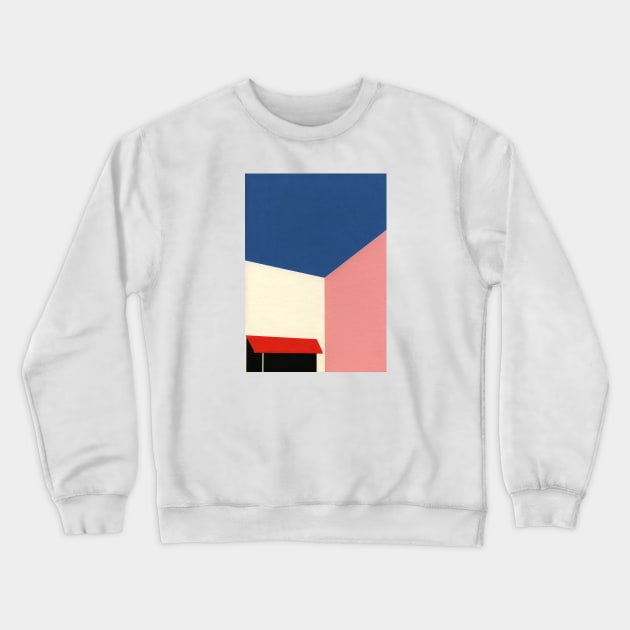 Los Angeles Corner Shop Crewneck Sweatshirt by Rosi Feist